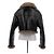 Prada Bomber Crop Jacke Schwarz Pelz - Ansicht 2
