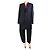 Saint Laurent Schwarzer oversized Wollblazer - Größe UK 12