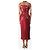 Autre Marque Rosa Pailletten-Midi-Kleid - Größe UK 6 Pink - Ansicht 2