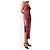 Autre Marque Rosa Pailletten-Midi-Kleid - Größe UK 6 Pink - Ansicht 3