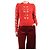 Isabel Marant Rotes Strickoberteil mit Ausschnittdetails - Größe UK 10