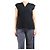 Christopher Kane Black sleeveless sequin-embellished top - size UK 10