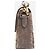 Fendi Mini borsa Baguette in pelle di serpente marrone - vista 4