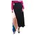 Roksanda Falda larga de seda negra - talla UK 10 Negro