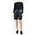 Red Valentino Schwarze Leder-Shorts mit Gürtel - Größe UK 12 - Ansicht 2