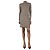 Chanel Braunes glitzerndes Strick-Minikleid - Größe UK 6