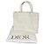 Borsa Dior Book Tote in tela jacquard Bianco