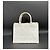 Borsa Dior Book Tote in tela jacquard Bianco - vista 4