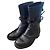 Botas Chanel de cuero negro