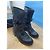 Botas Chanel de cuero negro - vista 4