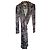 Diane Von Furstenberg Vestido envolvente de seda estampada Castaño