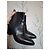 Botines de cuero negro Sartore - vista 2