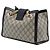 Gucci Braune Kleine GG Supreme Padlock Tote - Ansicht 2