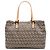 Braune Zucchino-Canvas-Tasche von Fendi Beige