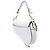 Sac Saddle en cuir de veau grainé blanc Dior - vue 2