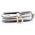 Sac Saddle en cuir de veau grainé blanc Dior - vue 3