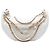 Chanel Hobo Todo Sobre Cadenas en Cordero Blanco