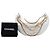 Chanel Hobo Todo Sobre Cadenas en Cordero Blanco - vista 8