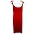 Reformation Rotes Samtkleid
