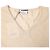 Suéter V-Neck Jil Sander en cachemira beige - vista 5