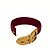 Bracciale in pelle vintage Gucci Rosso - vista 2