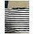 Camiseta Chanel Uniform a rayas de algodón blanco y negro - vista 9