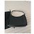 Borsa a spalla in pelle nera Alexander Wang con manico a catena con logo Nero - vista 2
