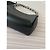 Borsa a spalla in pelle nera Alexander Wang con manico a catena con logo Nero - vista 4