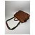 Vintage Courreges Leder Reisetasche Braun - Ansicht 10