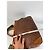 Vintage Courreges Leder Reisetasche Braun - Ansicht 12