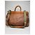Vintage Courreges Leder Reisetasche Braun - Ansicht 5
