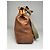 Vintage Courreges Leder Reisetasche Braun - Ansicht 7