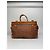 Vintage Courreges Leder Reisetasche Braun - Ansicht 8