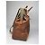 Vintage Courreges Leder Reisetasche Braun - Ansicht 9