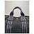 Vintage Hermès Canvas Tote Bag schwarz grau - Ansicht 14