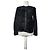 Dior Giacca con zip in pelliccia finta vintage nera M Nero