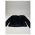 Dior Giacca con zip in pelliccia finta vintage nera M Nero - vista 5
