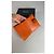 Saffiano Vintage Prada Triangle Leather Wallet Orange - view 3