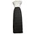 Comme Des Garcons Saia abstrata vintage Comme Des Garçons preta e dourada M Preto