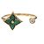 Anello Mini Color Blossom Star Louis Vuitton in Oro Rosa D'oro