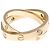 Cartier Be Love Diamantring Silber Golden - Ansicht 8