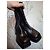 Jonak Botas Chelsea negras con plataforma Negro - vista 3