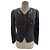 Giacca Blumarine in Tweed Nero e Oro con Paillettes Multicolore