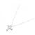 Autre Marque Collana con croce di diamante in oro bianco Au750 Argento - vista 2