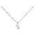 Autre Marque Collana di diamanti in platino Pt900/Pt850 Argento