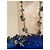 Magnifica parure DOLCE & GABBANA collana bracciale orecchini con perle nere swarovski logo e scritte Nero Argento - vista 11