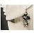 Magnifica parure DOLCE & GABBANA collana bracciale orecchini con perle nere swarovski logo e scritte Nero Argento - vista 3