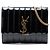 Crossbody Vicky medio in vernice nera di Saint Laurent Nero