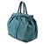 Bow Borsa a mano in tessuto blu con fiocco Prada - vista 2