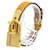 Hermès Damenarmbanduhr aus Leder mit Goldbeschichtung Hermes Kelly und Quarz  - Ansicht 1